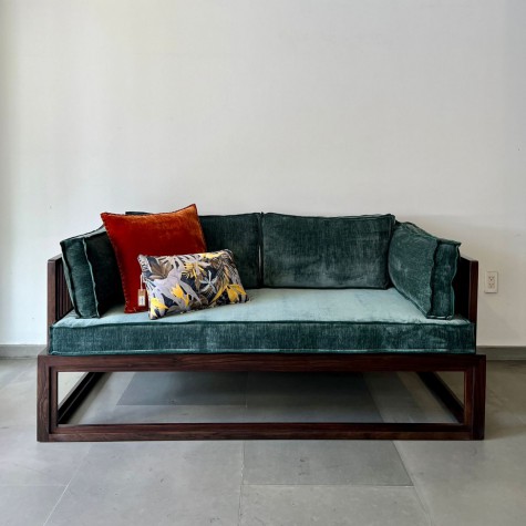 Wooden sofa C837