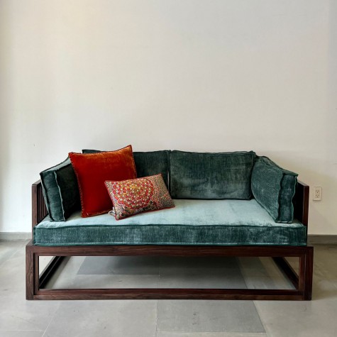 Wooden sofa C837