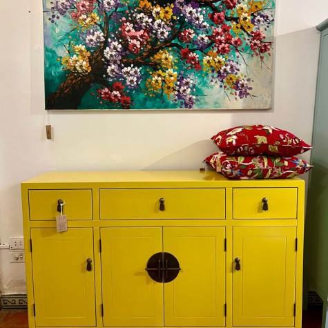 Painted color cabinet