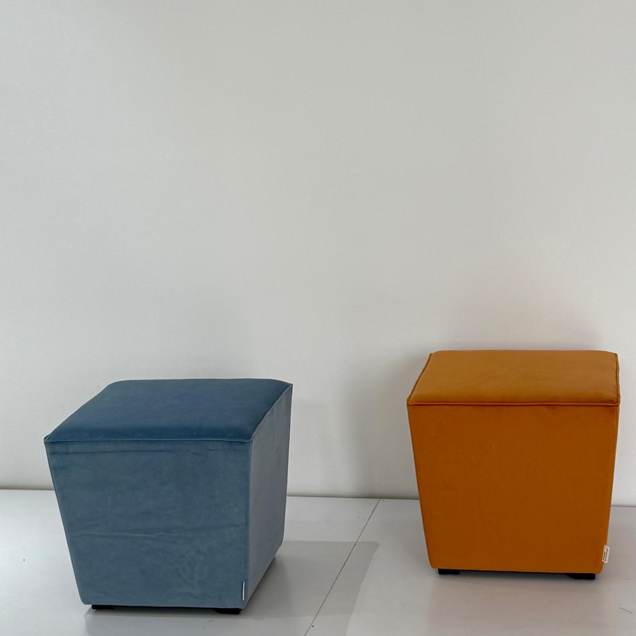 Fabric ottoman