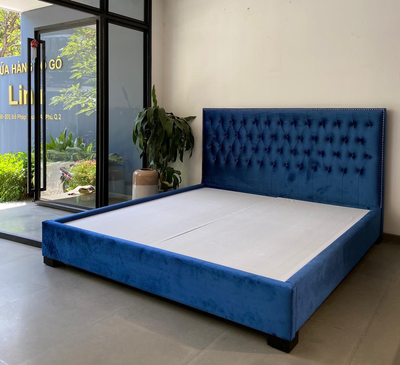 Giường bọc vải